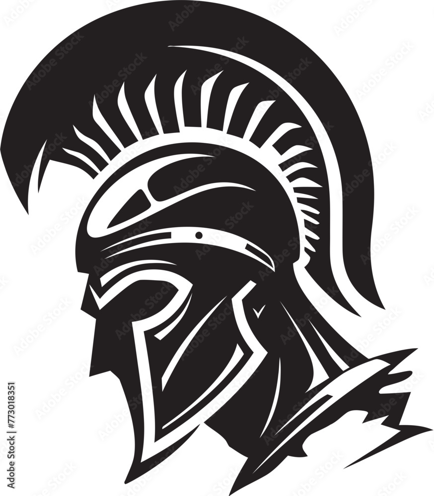 Valiant Guardian Fresh Warrior Vector Emblem Dauntless Defender Warrior Icon Design Valiant Guardian Fresh Warrior Vector Emblem Dauntless Defender Warrior Icon Design