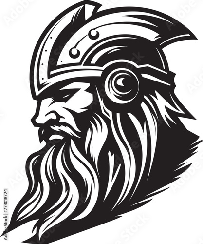 Tenacious Defender Warrior Logo Iconic Guardians Grit Fresh Warrior Vector Emblem