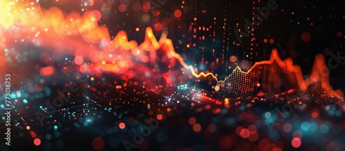 Trading background, cryptocurrency and crypto chart site