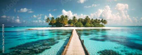 Tropical beach in the Maldives © AlenKadr