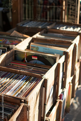 Nostalgic Journey Through A Storied Vinyl Record Collection: A Testament to Timeless Music