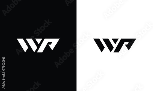 Letter wp Icon Vector Logo Template