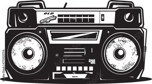 Urban Pulse Hip Hop Logo Icon Melodic Motion Vector Icon Symbol