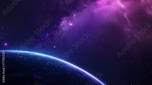 Vast Space Background is perfect for promoting astronomy  featuring a stunning backdrop of stars and galaxies