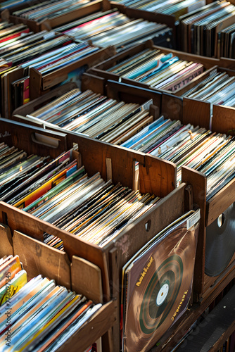 Nostalgic Journey Through A Storied Vinyl Record Collection: A Testament to Timeless Music