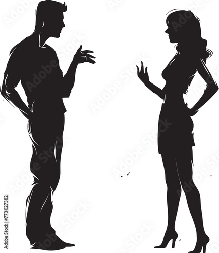 Anger Avalanche Emblematic Vector Symbol of Couples Avalanche of Anger Wrathful Waves Dynamic Illustration of Couples Waves of Wrath
