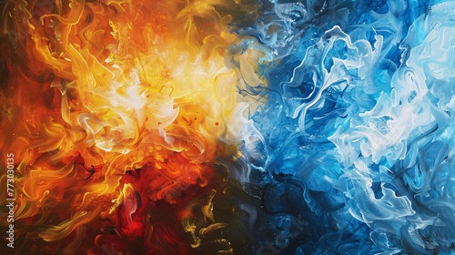 Fiery Fusion A Blend of Passion and Creativity Generative AI