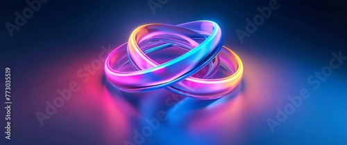 Pride Ring A Rainbow of Love Generative AI
