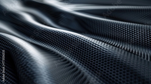 Carbon fiber texture. Generative AI