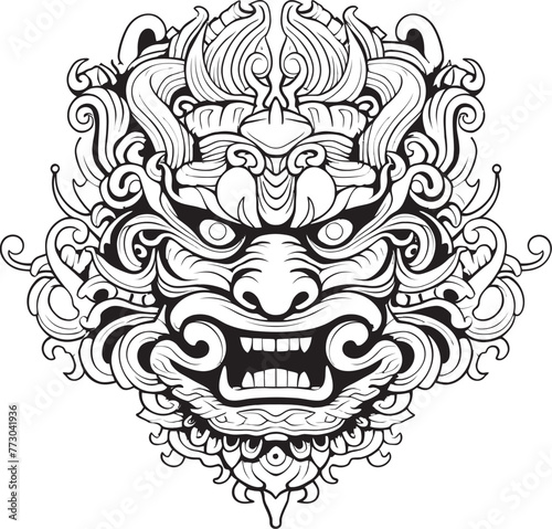 Celestial Borong Wisdom Vector Emblem Graphics Nostalgic Borong Majesty Graphic Logo Design