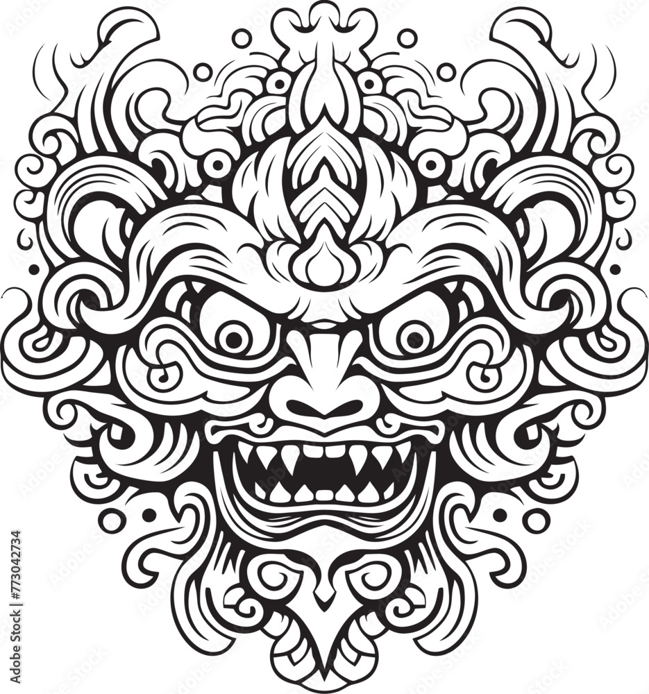 Spiritual Borong Harmony Vector Emblem Graphics Ancient Borong Wisdom Balinese Logo Icon Spiritual Borong Harmony Vector Emblem Graphics Ancient Borong Wisdom Balinese Logo Icon