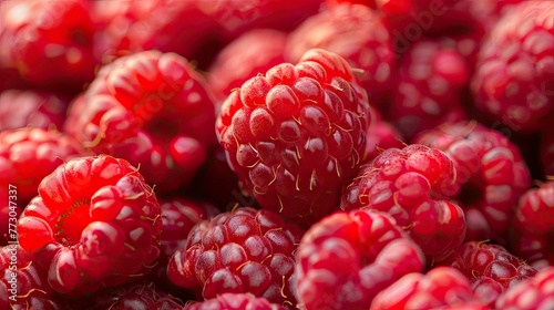 Raspberries. Generative AI