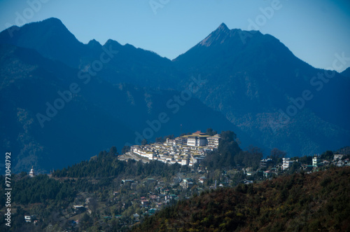 Tawang Monastery, a Buddhist monastery located in Tawang, Arunachal Pradesh, India. largest monastery in India Situated in the valley of the Tawang Chu. It is also called Gaden Namgyal Lhatse.