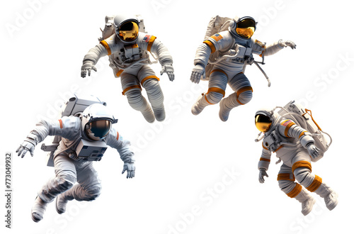 Astronaut collection has the number 0 