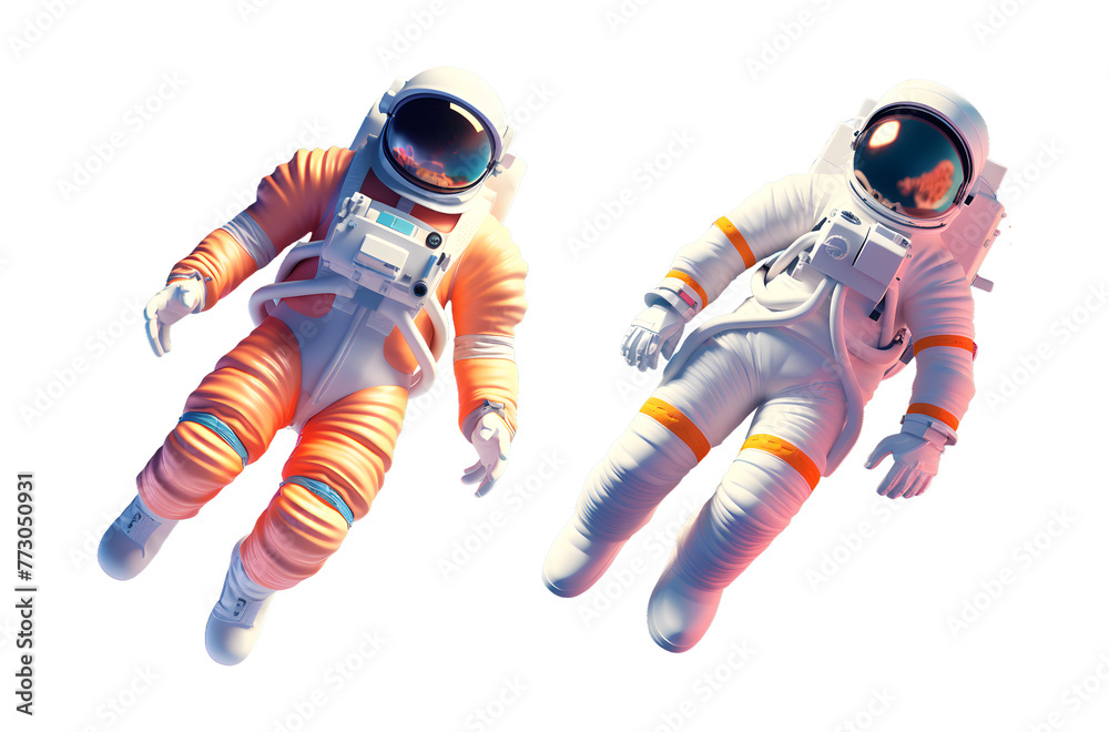 Orange Astronaut collection Variety