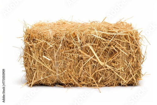 haystack isolated on white background