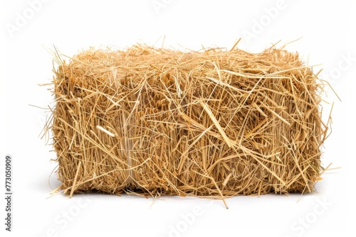 Obraz na płótnie haystack isolated on white background