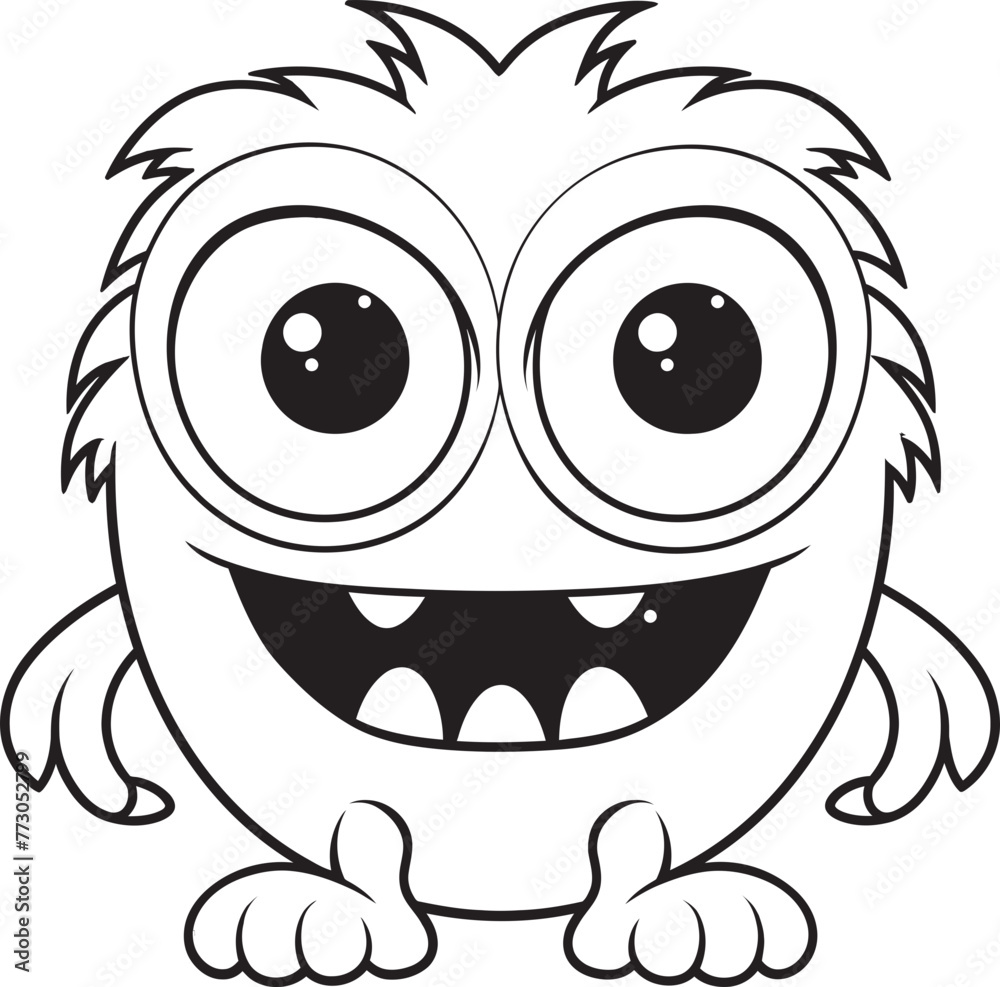 Enigmatic Entourage Vector Logo Design of Spooky Monster Icons Monstrous Moments Coloring Pages Showcasing Creepy and Cute Monsters Enigmatic Entourage Vector Logo Design of Spooky Monster Icons Monstrous Moments Coloring Pages Showcasing Creepy and Cute Monsters