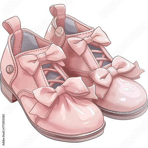 baby girl shoes Clipar