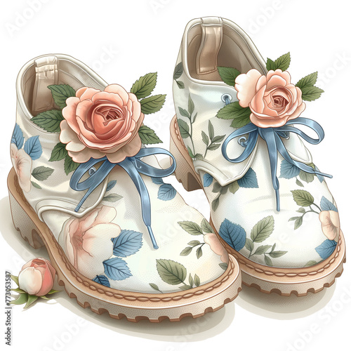 baby girl shoes Clipar