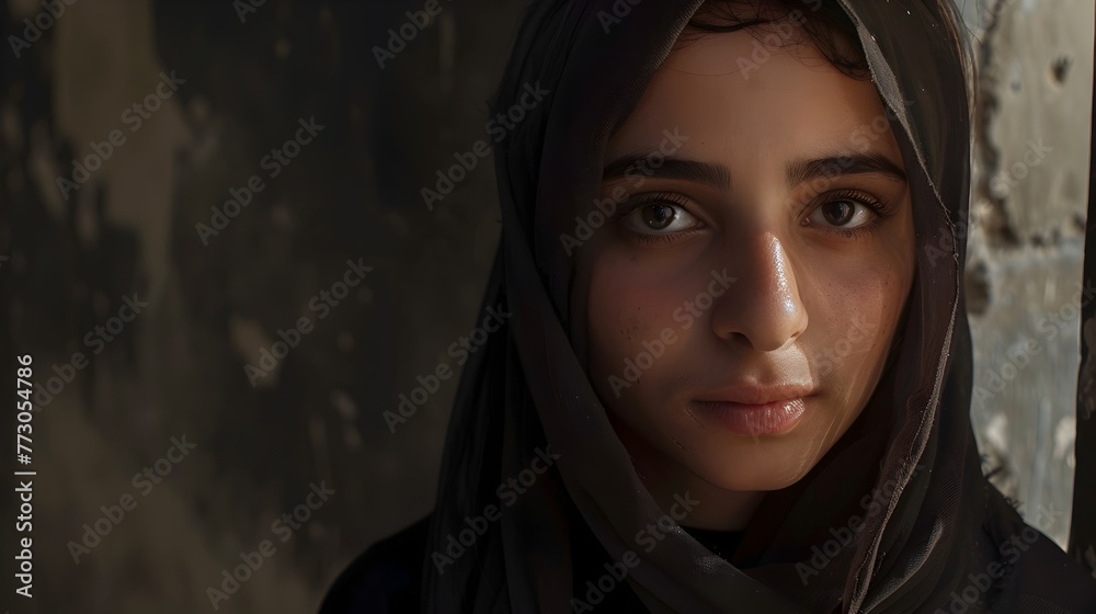Resolute Middle Eastern Activist Documenting Injustice in Conflict Zone