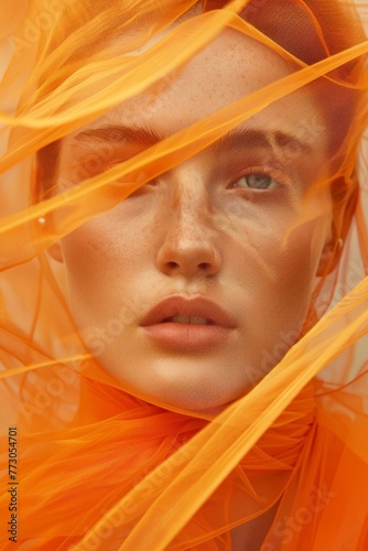 the fashion in orange color, 