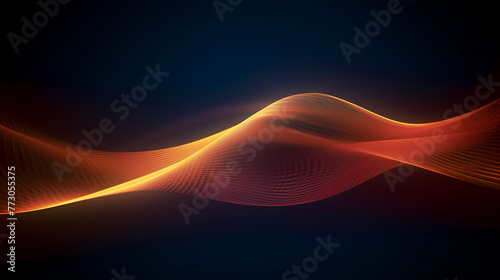 Abstract wave technology concept