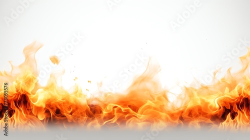 a close up of flames