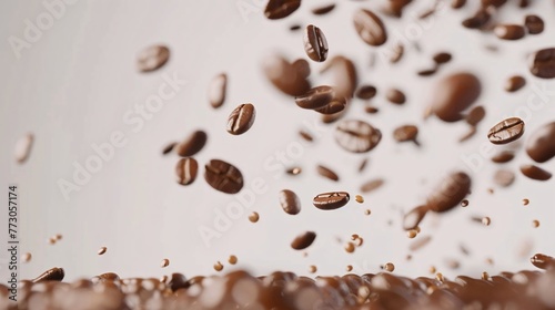 Coffee Bean Blur A Monthly Coffee-Themed Image Generative AI