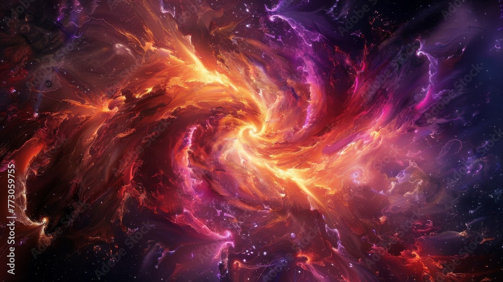 Fototapeta premium Abstract fractal background.