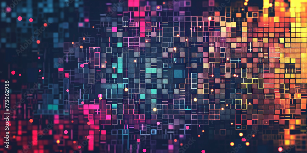abstract colorful background in mosaic style abstract colorful background in mosaic style