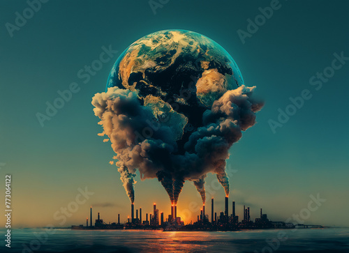 global warming of the world, CO2 emissions
