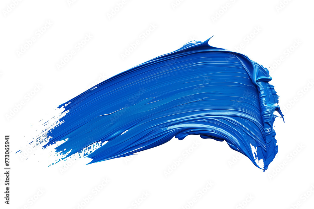 transparent image of paint brush stroke