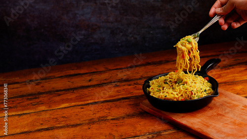 Fotografie Masala Maggie, Food Photography, Pune, Maharashtra, India