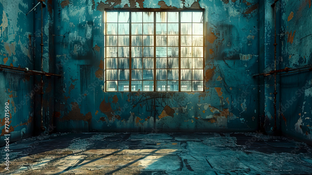 The Shadowed Factory: A Photographer's Exploration of Dark Wall Textures