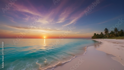sunset on the beach © danny