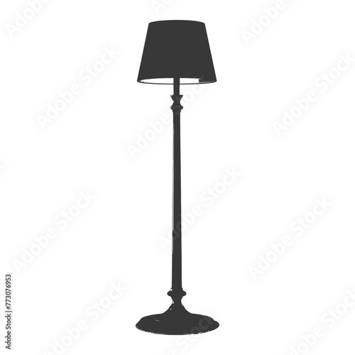silhouette floor lamp black color only © NikahGeh