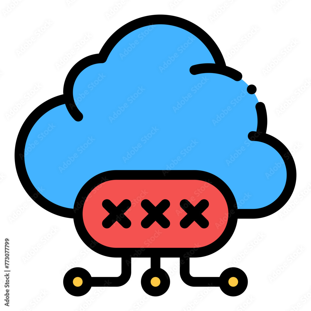 cloud computing icon cloud computing icon