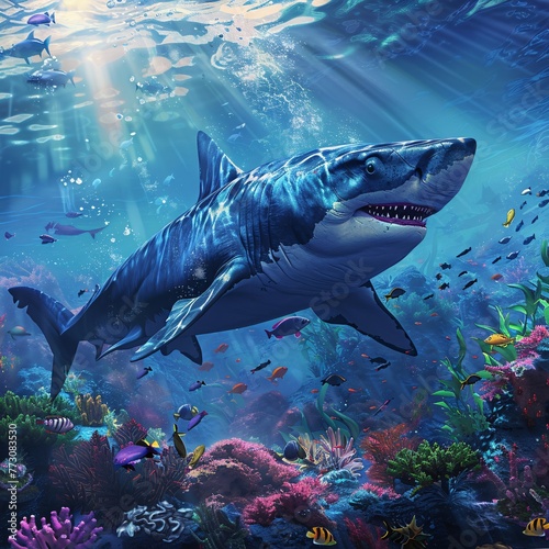 Shark Week - A Shark s Eye View of the Ocean Generative AI