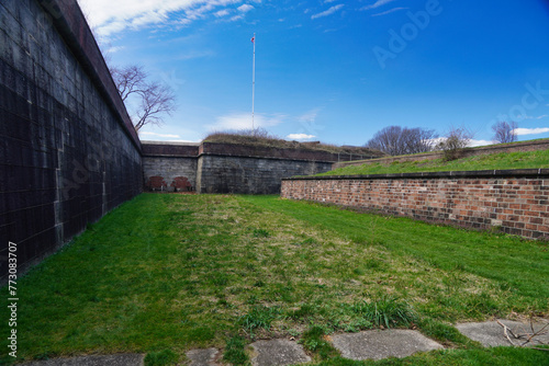 In the moat of Fort Jay on Governors Island, New York. photo