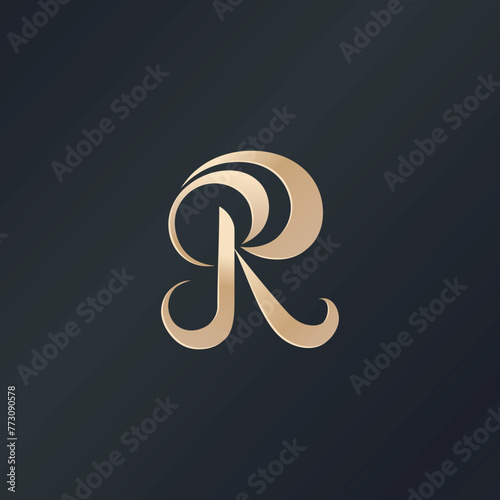 Letter P Beauty Logo Vector Template