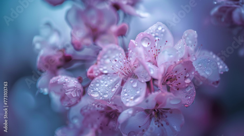 close-up photograph of cherry blossoms