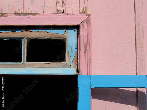 old wooden window