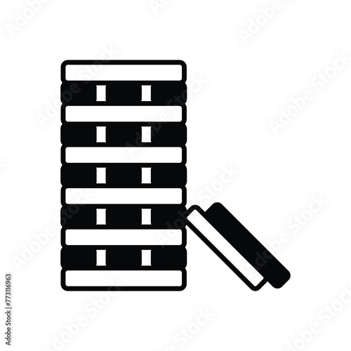 Jenga vector icon