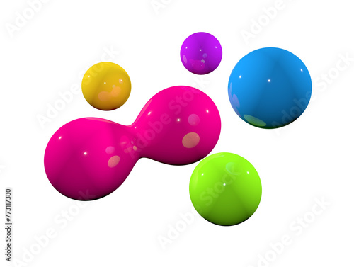 Spheres and melted spheres © avarooa