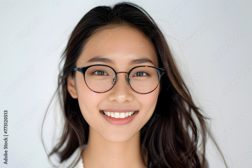 Variation
3d
Closeup portrait of smiling beautiful Asian woman wearing glasses isolated on white background,
Variation
3d
Closeup portrait of smiling beautiful Asian woman wearing glasses isolated on white background,