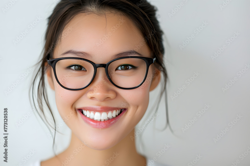 Variation
3d
Closeup portrait of smiling beautiful Asian woman wearing glasses isolated on white background,
Variation
3d
Closeup portrait of smiling beautiful Asian woman wearing glasses isolated on white background,