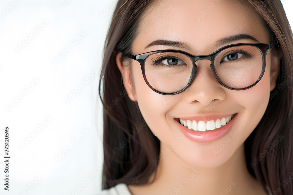 Variation
3d
Closeup portrait of smiling beautiful Asian woman wearing glasses isolated on white background,
Variation
3d
Closeup portrait of smiling beautiful Asian woman wearing glasses isolated on white background,