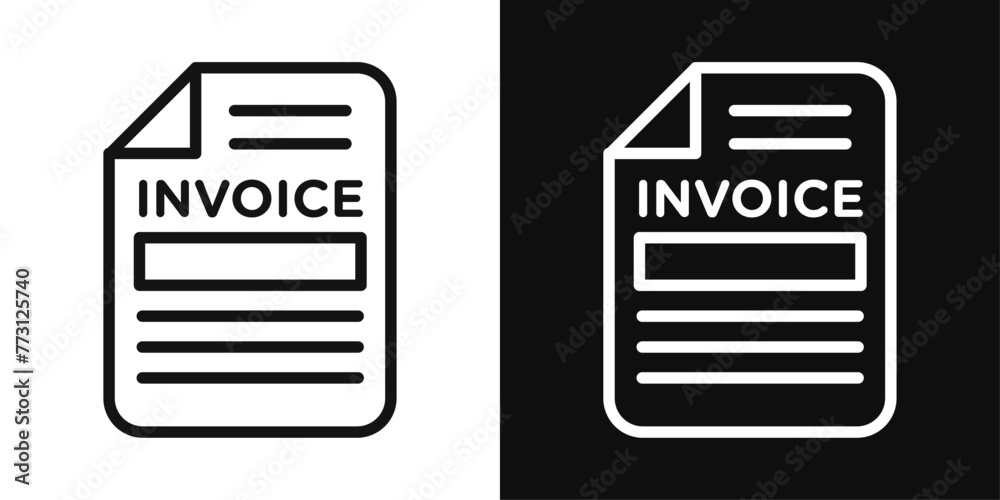 Business Invoicing and Financial Transactions Icon Pack for Receipt and Billing Management