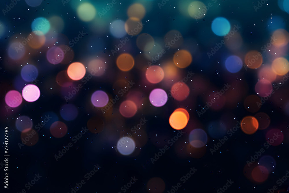 a group of colorful lights